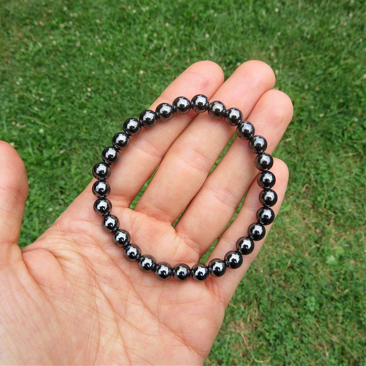 Hematite Crystal Bracelet