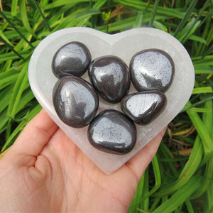 Hematite Crystal Tumbled Stone