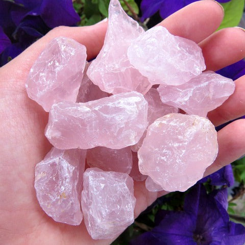Small Raw Rose Quartz Crystal Chunk