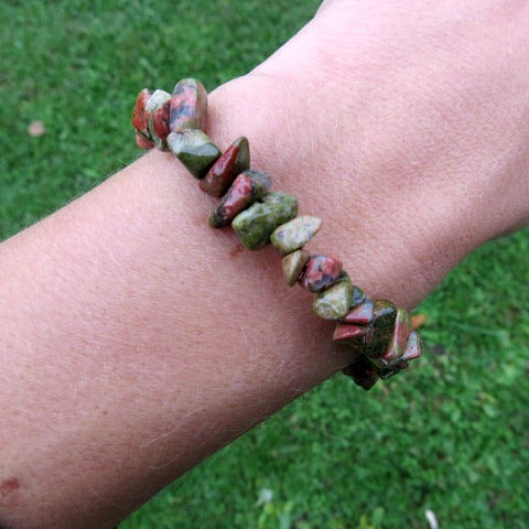 Unakite Crystal Bracelet