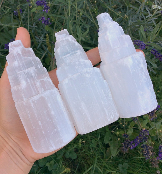 Crystal Selenite Tower