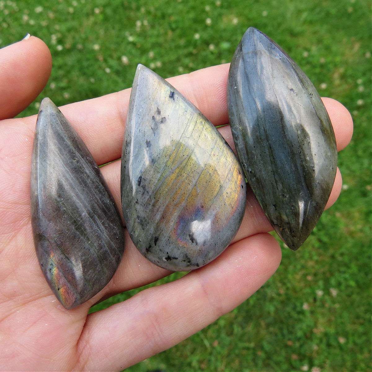 Labradorite Crystal Cabochon