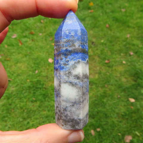 Lapis Lazuli Crystal Point Tower