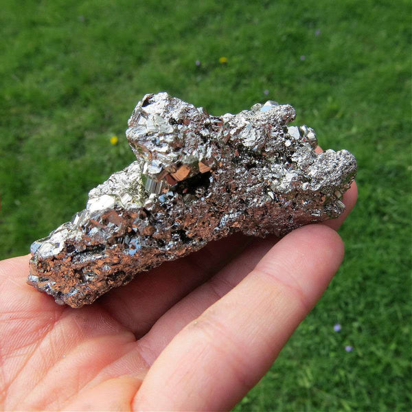 Pyrite Crystal Cluster 3" | Fools Gold Stone Nugget