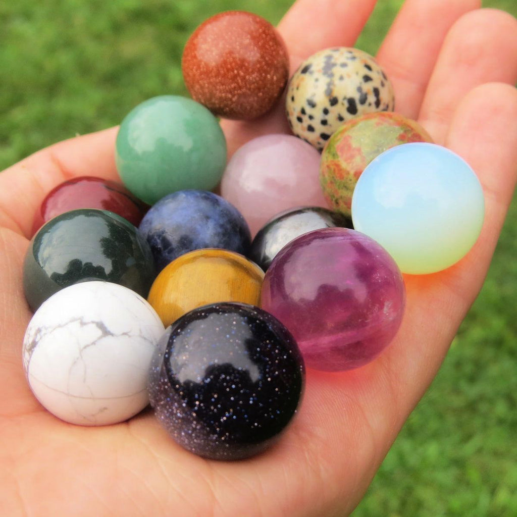 Mini Crystal Ball  Small Stone Sphere 20mm – Crystalline Dream
