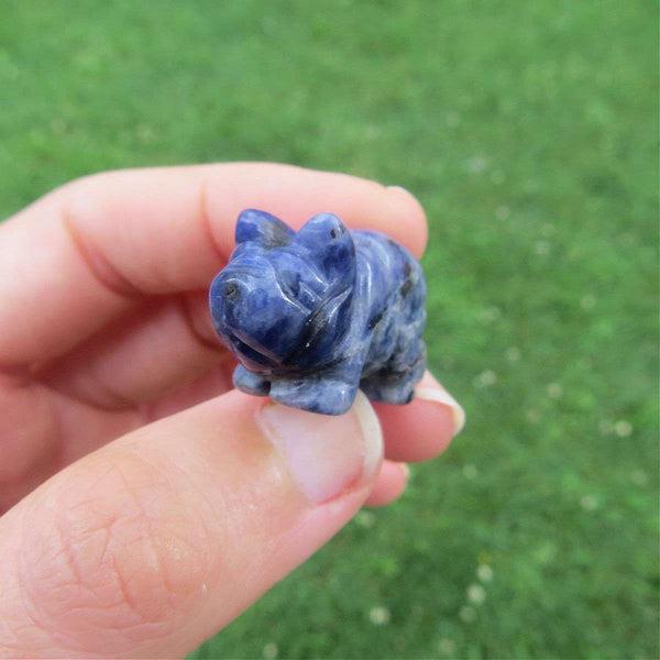 Mini Crystal Pig Carving  1" | Carved Stone Pig Crystal Animal Figurine