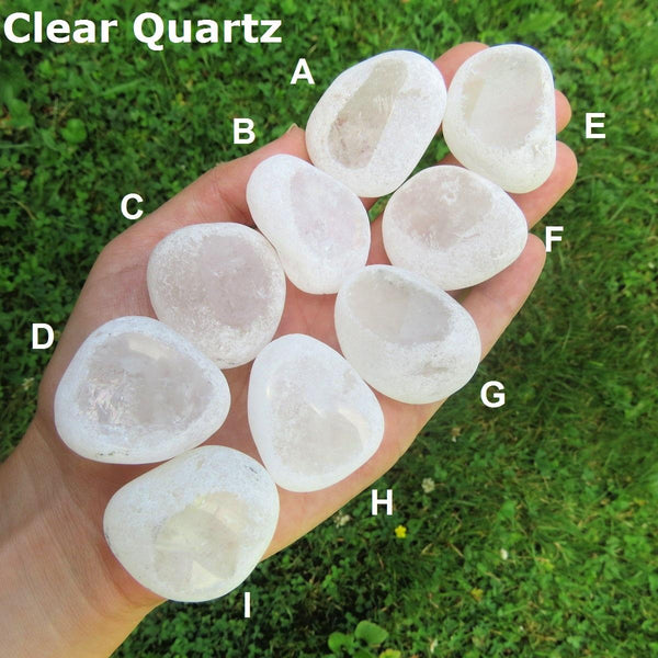 Clear Quartz Ema Egg Window Crystal Seer Stone