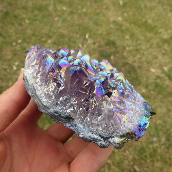 Rainbow Aura Amethyst