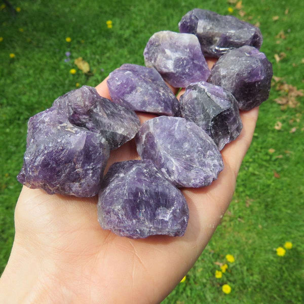 Raw Amethyst Crystal Chunk 1.5" Purple Amethyst Stone