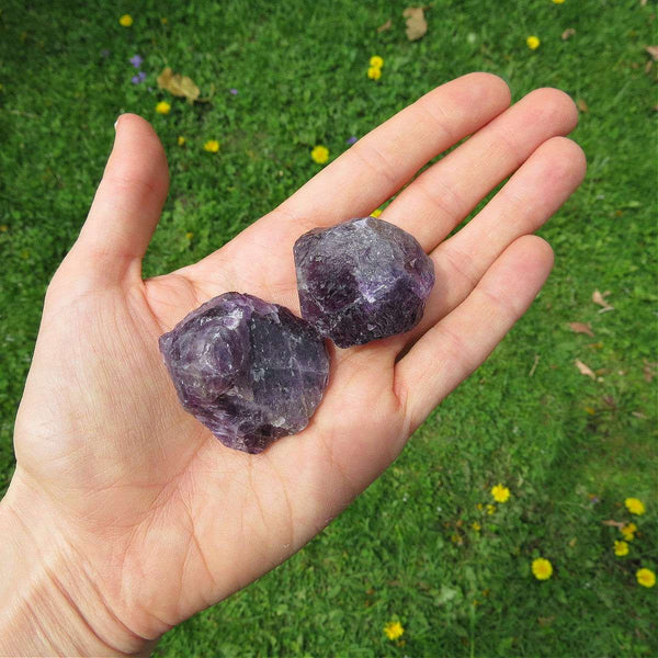 Raw Amethyst Crystal Chunk 1.5" Purple Amethyst Stone