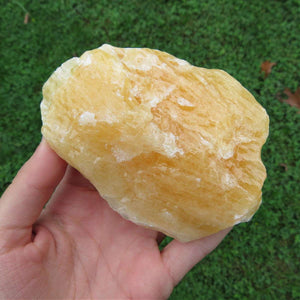 Raw Orange Calcite Crystal - Large