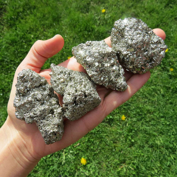 Raw Pyrite Stones - Gold Crystal Clusters