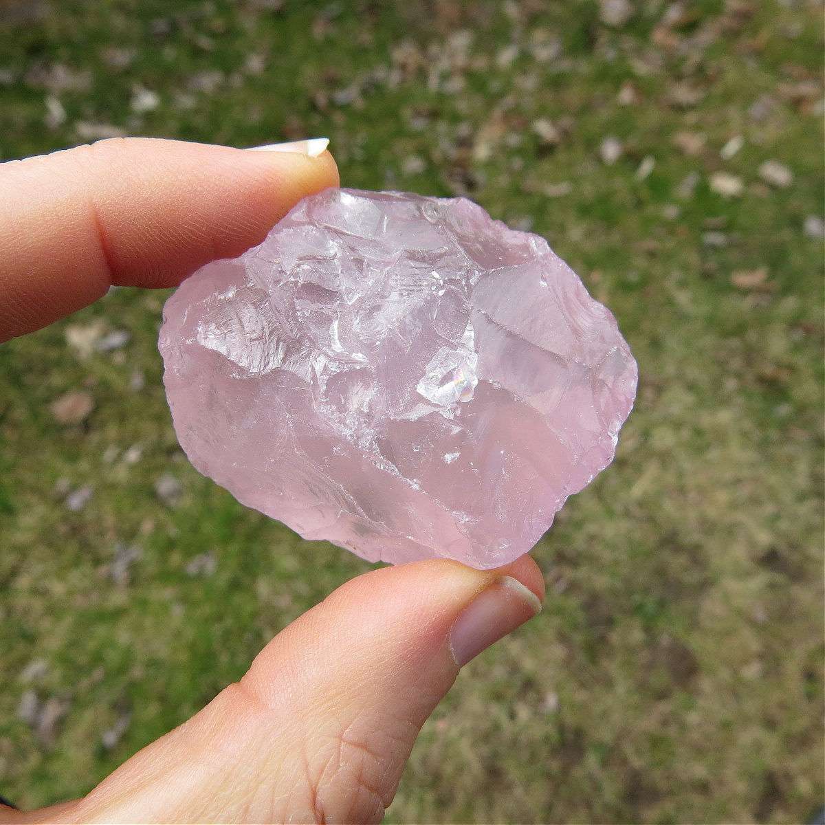 Raw Rose Quartz Crystal for Love - Pink Stone for Heart Chakra