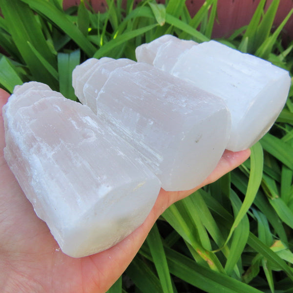 Raw Selenite Tower 4" | Energy Cleansing Crystal