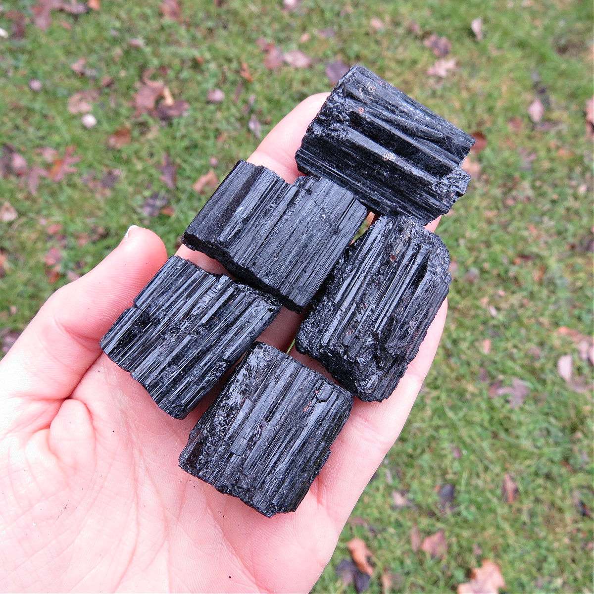 Raw Black Tourmaline Crystal