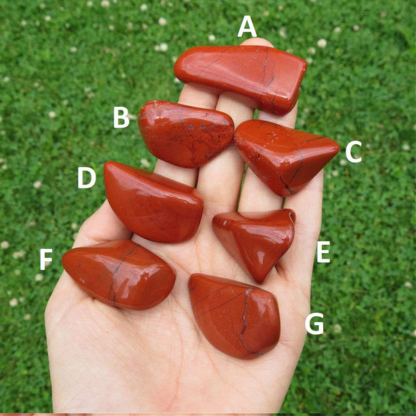 Red Jasper Crystal Tumbled Stone 1.5"