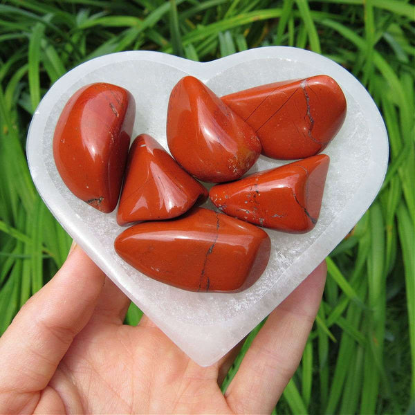 Red Jasper Crystal Tumbled Stone