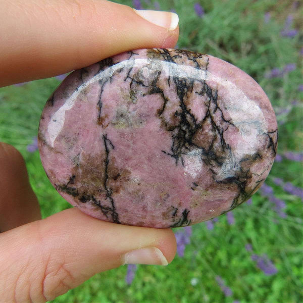 Polished Rhodonite Crystal