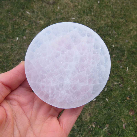 Selenite Charging Plate - Circle