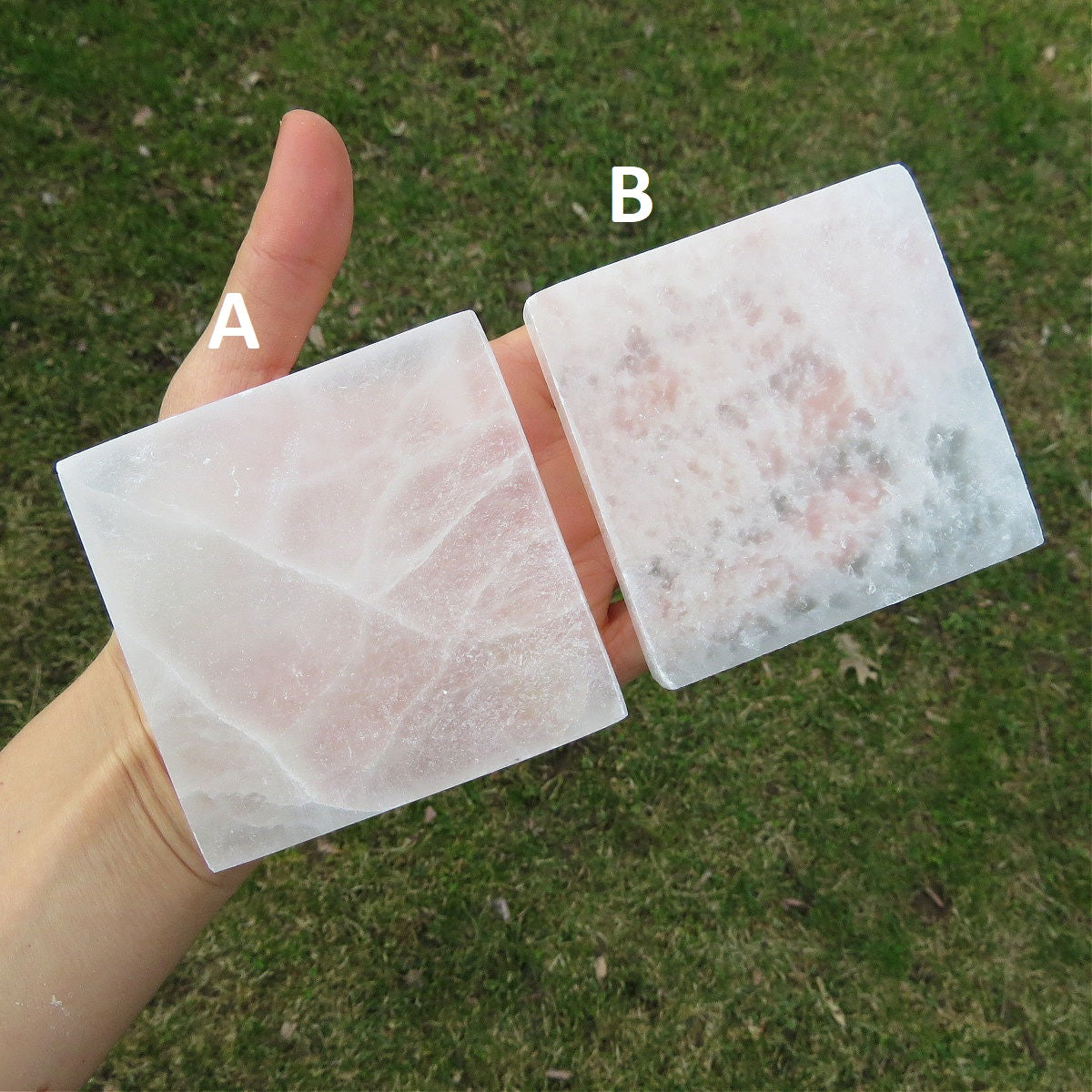 Selenite Charging Plate 3" | Cleansing Crystal Selenite Slab