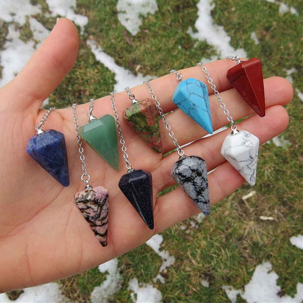 Crystal Pendulum for Divination | 1" Mini Stone Pendulum