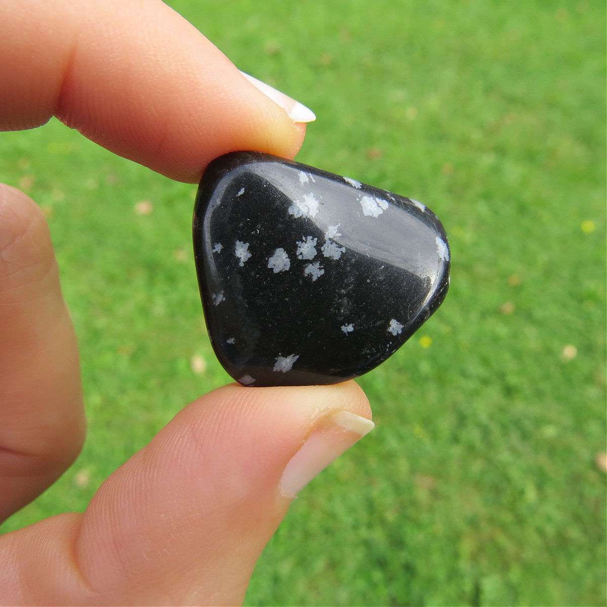 Snowflake Obsidian Tumbled Stone