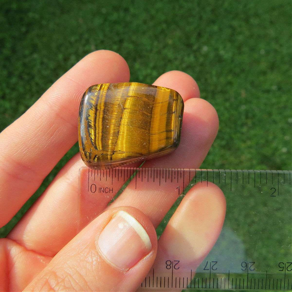 Tigers Eye Crystal Tumbled Stone