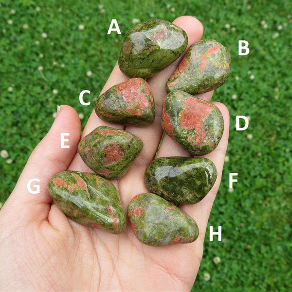 Unakite Crystal Tumbled Stone