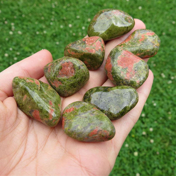 Unakite Crystal Tumbled Stone