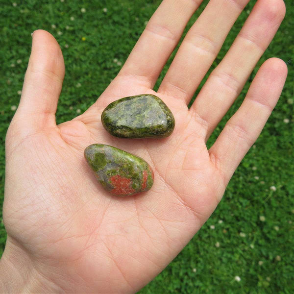 Unakite Crystal Tumbled Stone