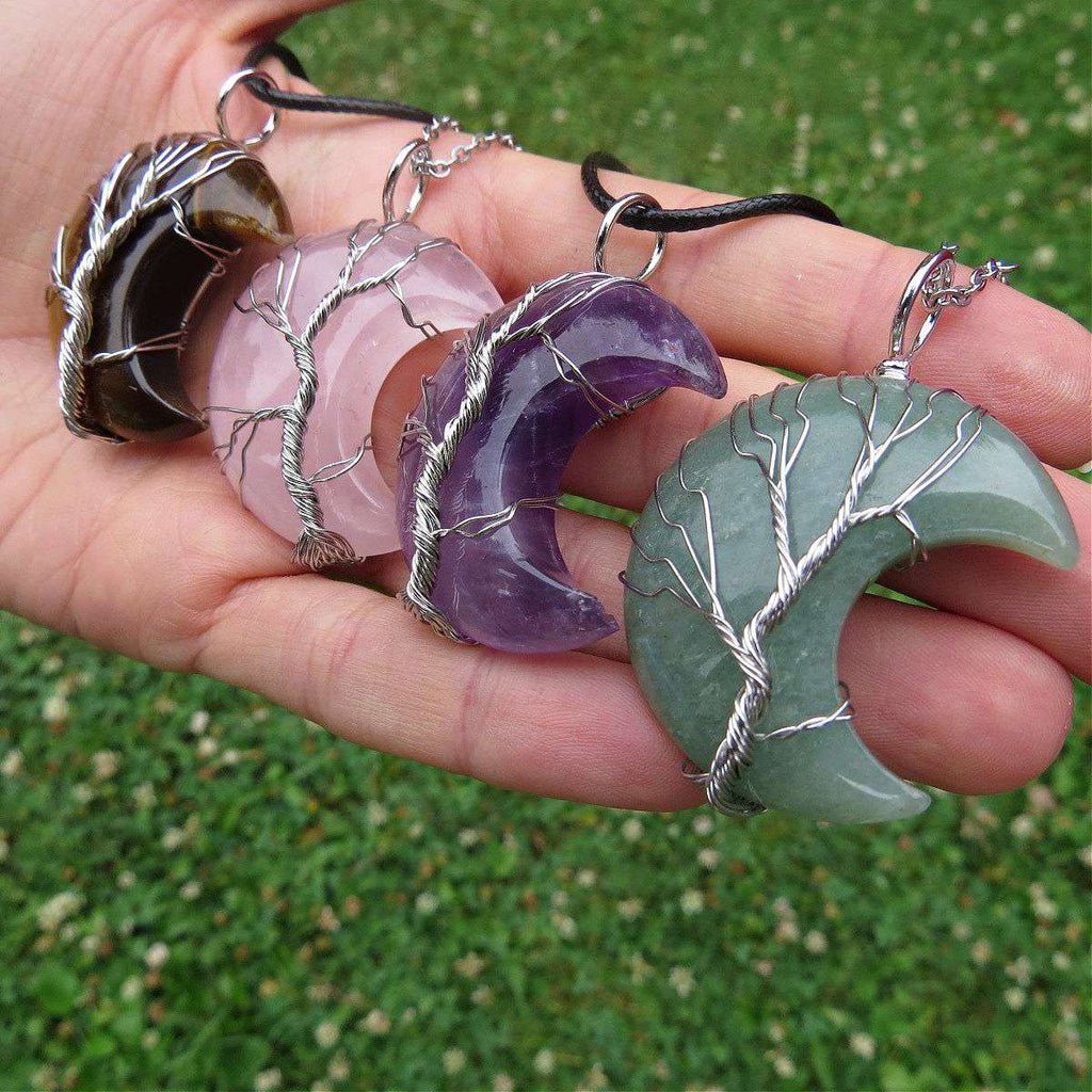 Amethyst Geode Healing Crystal Pendant Necklace For Women - With A Premium Carrying Pouch Best Crystal Gifts For Women Amethyst Geode Healing Crystal Pendant Necklace For Women - With A Premium Carrying Pouch Best Crystal Gifts For Women