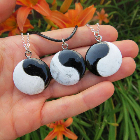 Yin Yang Crystal Necklace