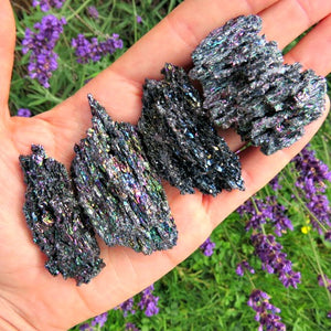 Black Rainbow Carborundum Crystal