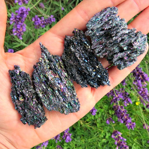 Black Rainbow Carborundum Crystal